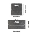 Car Trunk Organizer Box Large Capacity Folding Storage Bag Accessories For Jeep Wrangler Renegade Compass Gladiator Cherokee JL