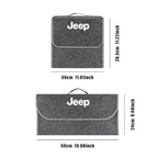 Car Trunk Organizer Box Large Capacity Folding Storage Bag Accessories For Jeep Wrangler Renegade Compass Gladiator Cherokee JL