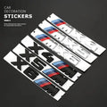 Original Car Size 3D Rear Trunk Emblem BMW F10 F20 F30 E90 F80 F87 X1 X2 X3 X4 X5m X6m M2 M3 M4 M5 M6Badge Car Stickers Logo