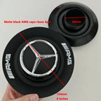 4PCS Aluminum Car Wheel Center Hub Caps for Mercedes-Benz A45S C63S E63S AMG GT GTS C190 Auto Styling Accessories