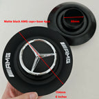 4PCS Aluminum Car Wheel Center Hub Caps for Mercedes-Benz A45S C63S E63S AMG GT GTS C190 Auto Styling Accessories