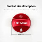 Aluminum Alloy Car Badge Fuel Tank Cap Decoration Cover For Audi A3 A1 A4 B9 A5 B7 Q5 Q3 Q2 8i TT Mk1 Mk2 S3 A7 S3 8V 8Y Q4 B9