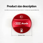 Aluminum Alloy Car Badge Fuel Tank Cap Decoration Cover For Audi A3 A1 A4 B9 A5 B7 Q5 Q3 Q2 8i TT Mk1 Mk2 S3 A7 S3 8V 8Y Q4 B9