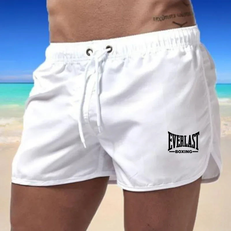 EVERLAST Men's Sports Shorts Summer Quick Dry Breathable Mesh Fitness Running Shorts Swimming Vacation Shorts