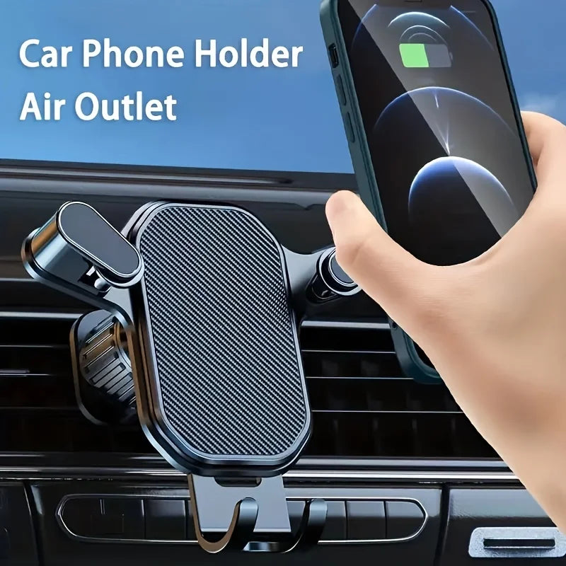 Soporte de teléfono móvil para coche, montaje de Clip de ventilación de aire, soporte para teléfono inteligente, GPS, dispositivos móviles de 4,7-6,7 pulgadas
