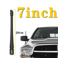 7inch Car Radio Antenna Adapter Short Black Car Radio Antenna Amplifier AM/FM Replace Accessories For Jeep Wrangler JK/JL Ford