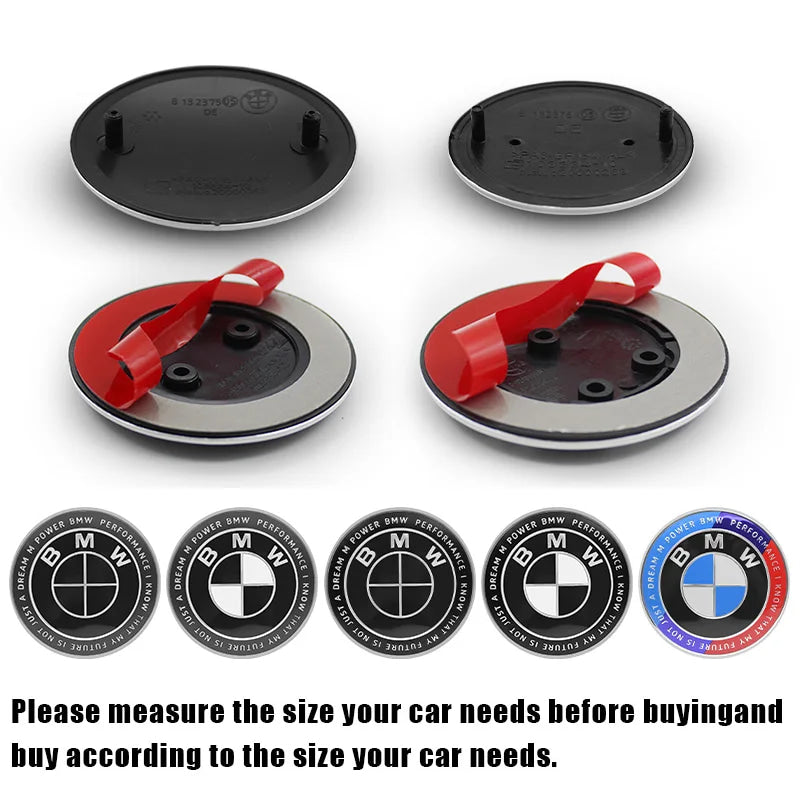 82mm 74mm car Front Hood Emblem rear boot trunk logo For BMW M G20 G32 G11 X3 X5 X4 X6 X7 G30 G12 F40 F30 X1 Accessories