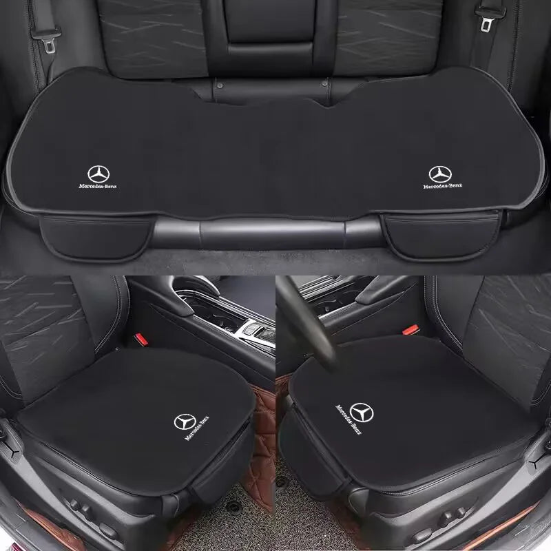 Car Seat Cushion Breathable Suede Thickened Soft Pad For Mercedes Benz AMG W204 W205 W203 W211 W212 W213 W206 W210 W220 W222