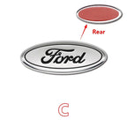58x22mm Car Steering Wheel Emblem Sticker Cover For Ford F-150 Lightning Model T Tourneo Custom RS200 Auto Upgrade Decoration