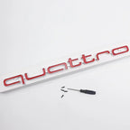 3D ABS Car Front Grille Emblem Auto Head Hood Quattro Badge Decoration Accessories for Audi S A3 A4 B8 8P 8V A6 C7 A5 Q5 B7 B6