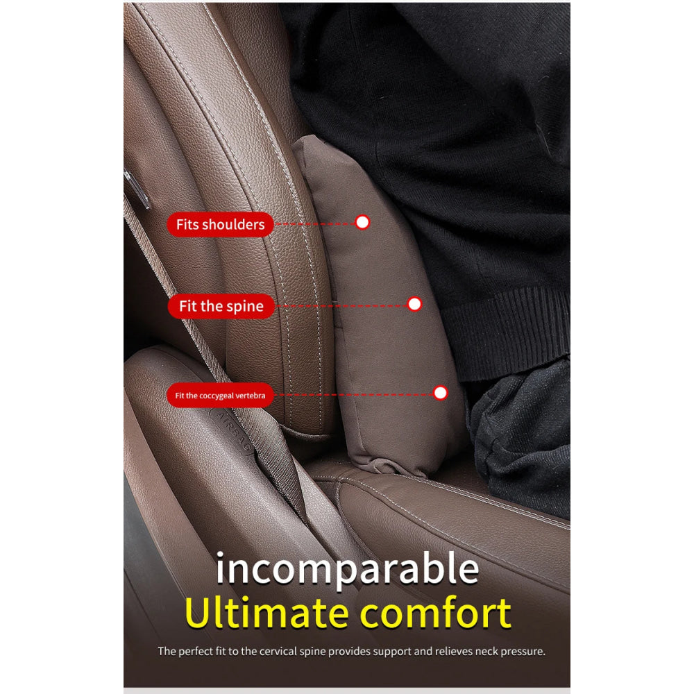 For Ford STline Focus Mondeo Explorer Edge Fiesta Fusion Kuga Escape Auto Headrest Neck Support Lumbar Cushion Soft Neck Pillow