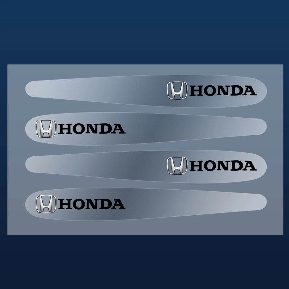 4/8Pcs Car Accessories Door Handle Badge Door Bowl Trim Sticker For Honda Mugen Accord Civic Vezel Jazz City HRV Insight