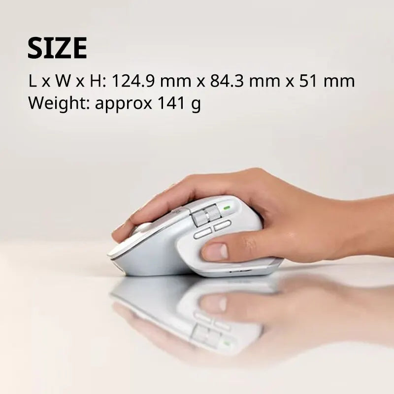 Logitech MX Master 3S inalámbrico Bluetooth ratón de gama alta pantalla cruzada portátil