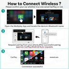 OTTOCAST Play2Video Express Wireless CarPlay Android Auto Adapter for Youtube Netflix for Volvo Chevrolet VW CarAccessorie