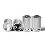 4PCS Car Tire Valve Caps Wheel Stem Protection Air Covers For Subaru STI XV WRC WRX BRZ FORESTER IMPREZA LEGACY OUTBACK TRIBECA