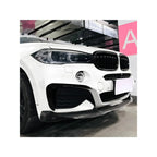 New Performance Gloss Black Front Bumper For BMW X6 F16 M Sport 2015 To 2019 ABS Splitter Lip Spoiler Diffuser By Body Kit