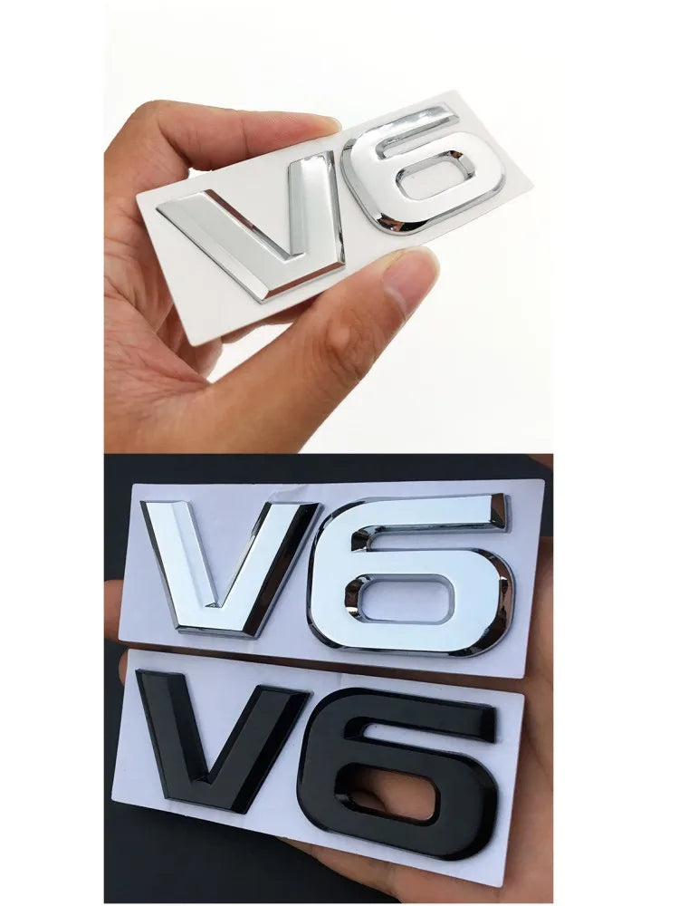 3D Car Logo Sticker Emblem Auto Badge Decal For V6 Mercedes BMW Audi Ford Fiesta Mustang Ranger Nissan Toyota Honda Styling
