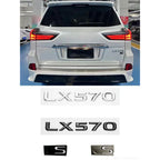 For Lexus LX570 S Accessories 2008-2019 Car Rear Trunk Special Emblem Badge Sticker Letter Rear Emblem