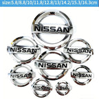 3D ABS New Emblem Car Front Rear Logo for Nissan Tiida Sentra Teana X Trail T30 T32 Almera Kicks Micra Qashqai J10 J11 Leaf Juke