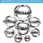 3D ABS New Emblem Car Front Rear Logo for Nissan Tiida Sentra Teana X Trail T30 T32 Almera Kicks Micra Qashqai J10 J11 Leaf Juke