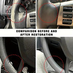 Car Interior Gloss Restoration Wax - Plastic Parts Refurbishment, Repair of Yellowed Black Car Body - Effectively Removes Scratches and Restores the Black Shine of Tires and Plastics