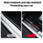 Car Door Trunk Sill Protective Strip Threshold Anti Scratch Sticker for Audi sline A4 B7 B8 B9 A3 8P 8V 8L A5 A6 Q3 Accessories