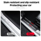 Car Door Trunk Sill Protective Strip Threshold Anti Scratch Sticker for Audi sline A4 B7 B8 B9 A3 8P 8V 8L A5 A6 Q3 Accessories