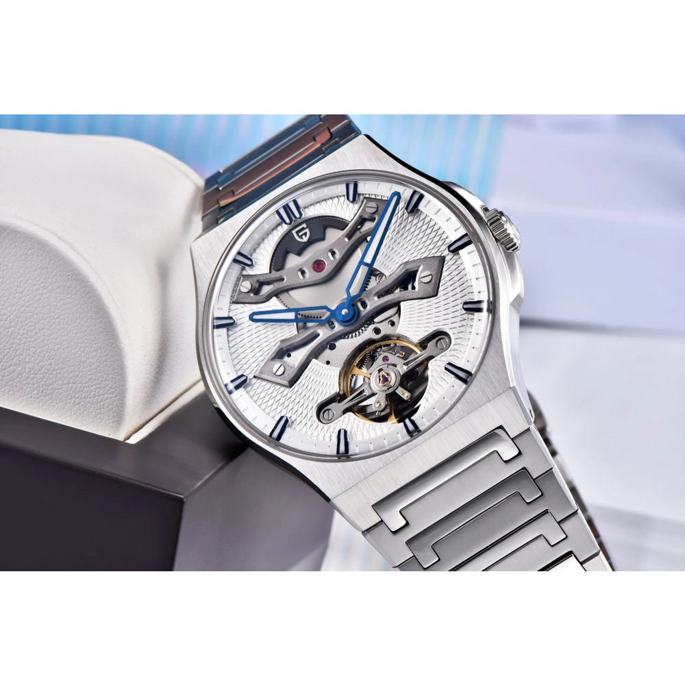 PAGANI DESIGN New 42MM Hollow Tourbillon Luxury Men Mechanical Watch Sapphire Glass Automatic Watches For Men Relojes hombres