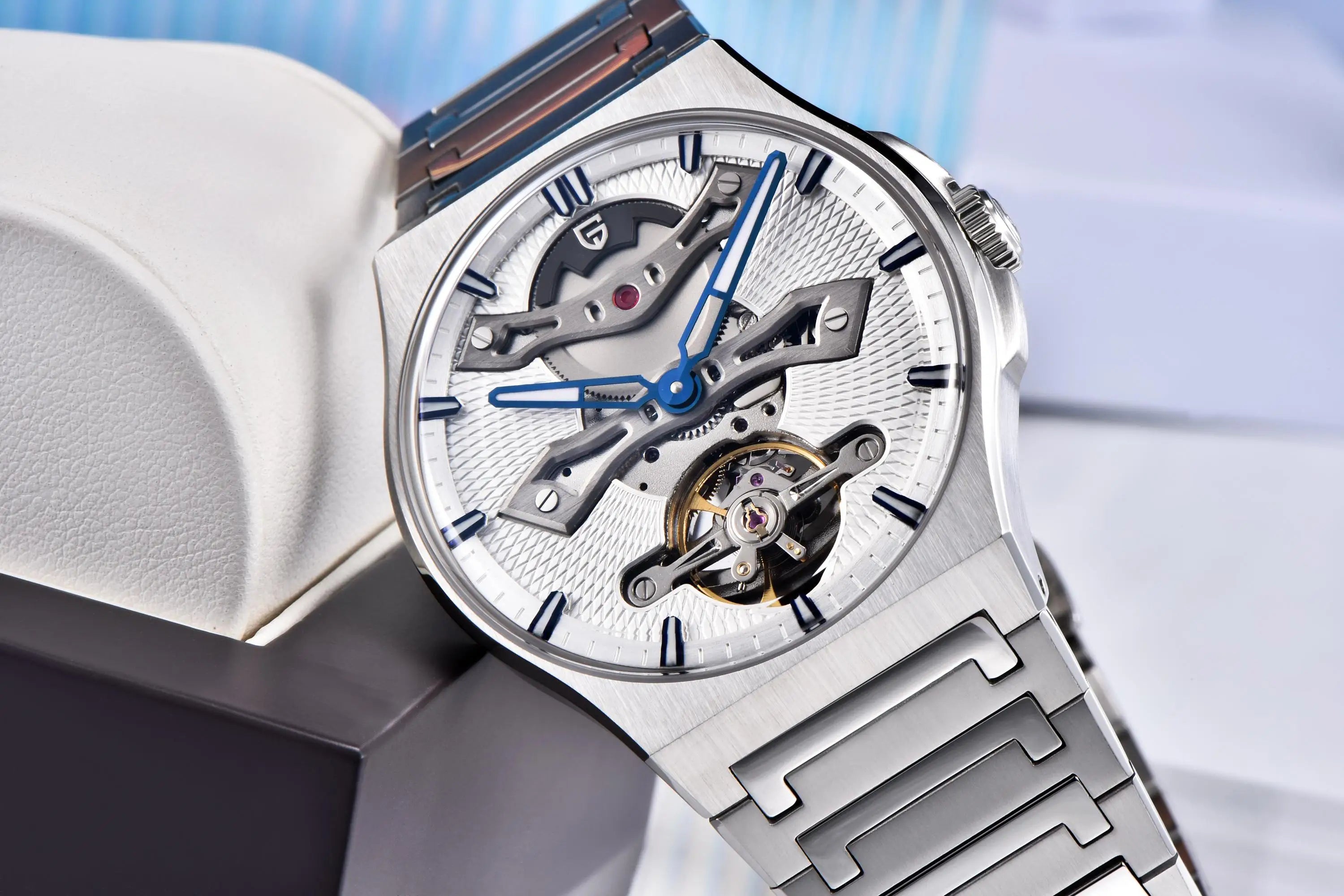 PAGANI DESIGN New 42MM Hollow Tourbillon Luxury Men Mechanical Watch Sapphire Glass Automatic Watches For Men Relojes hombres