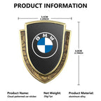 3D Auto Stickers Metal Logo Emblem Sticker Decal Car Styling For BMW M Performance Alpina M3 M5 M6 X1 X3 X4 X5 G20