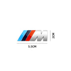 3D Metal Car Rear Trunk Emblem For BMW M Power E39 E46 E30 E36 G20 E87 E60 E90 Tail Letter Sticker Decoration