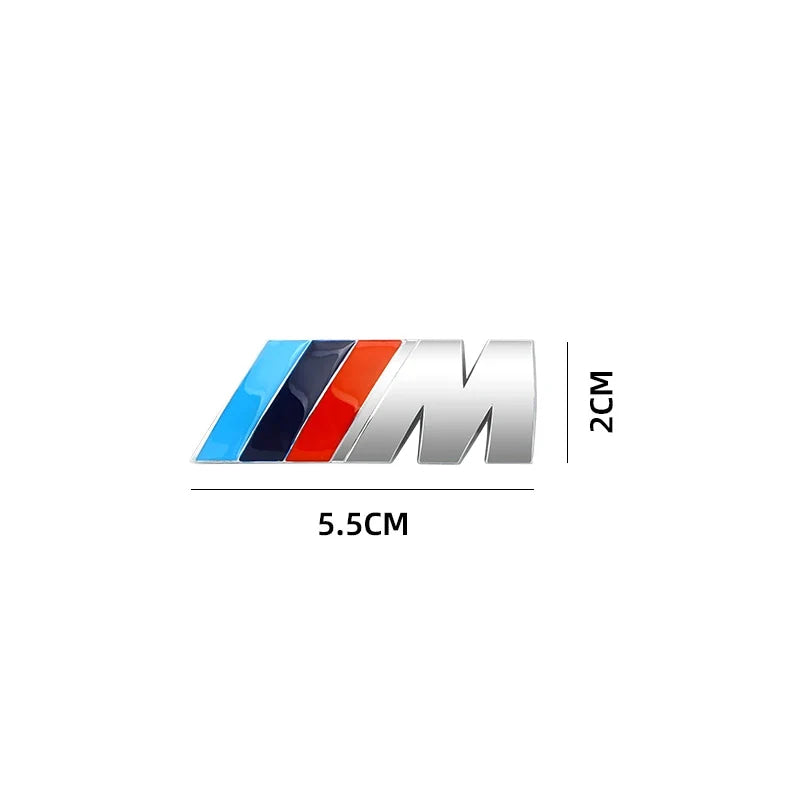 3D Metal Car Rear Trunk Emblem For BMW M Power E39 E46 E30 E36 G20 E87 E60 E90 Tail Letter Sticker Decoration
