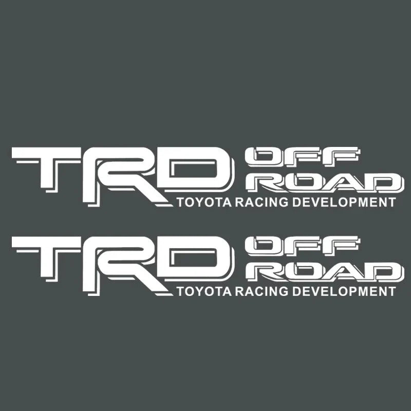 Suitable for Toyota Transit logo TRD OFFROAD modified sticker, personalized decorative body sticker waterproof latte