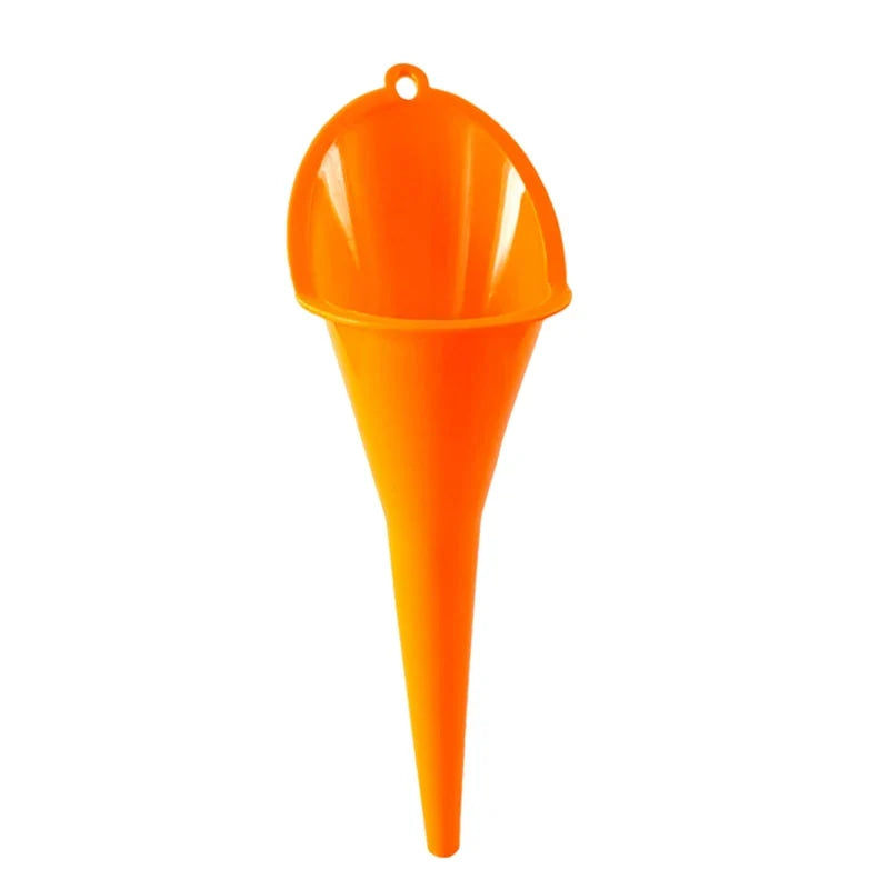 Embudo de vástago largo para coche, herramientas de llenado de combustible y aceite de gasolina, embudo de aceite de plástico antisalpicaduras, embudos de repostaje para motocicleta y coche, accesorios