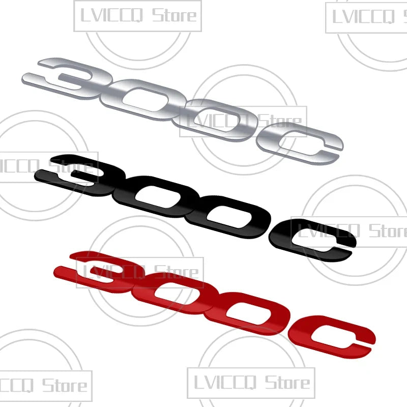 Car Emblem Metal 300c 300s Badge Logo Body Decals Sticker For Chrysler 300 Pacifica 200 Sebring PT Cruiser Accessories
