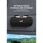 Car Eyewear Case Box Sunglasses Holder Sun Visor Storage Protective Frame Box Glasses Clip For Toyota GR Sport Rav4 Yaris Camry