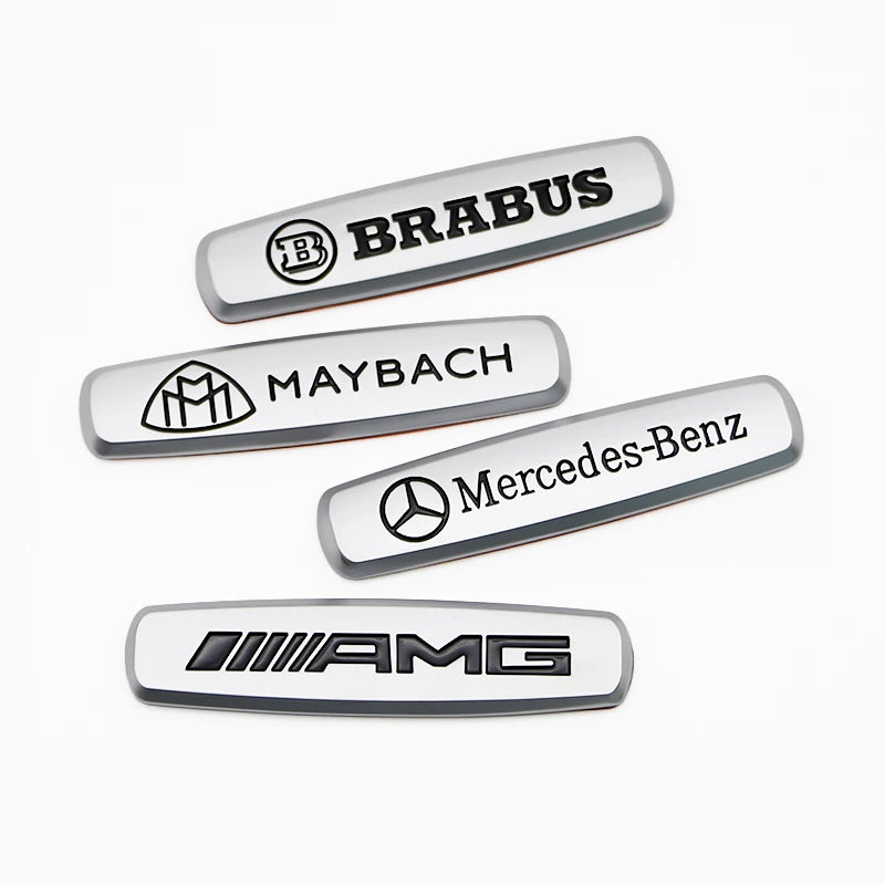 1/2/4pcs for AMG Car seat Emblem Backrest Headrest Clips Console Decoration Badge Interior decoration Sticker Accessories