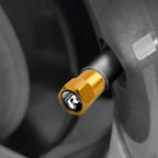 4Pcs Car Wheel Tires  Valve Caps Auto Exterior Accessories For Volkswagen GTI Golf Polo Passat RLine Magotan Jetta Bora Beetle R