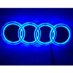18X5.8CM LED Badge Light Exterior for Audi Q2 Q8 A1 A2 Q3 A3 A4 A5 A6 A7 A8 Q5 Q7 TT Car Rear Trunk Emblem Sticker Accessories