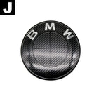 Carbon Fiber 50th Anniversary Front Rear Logo Kit for BMW 82mm 74mm Badge F30 F10 E46 E90  2-Pin Base DIY Replacement Decor Set
