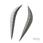 31cm Arc-shaped Universal Rubber Car Bumper Corner Protector Stickers Guards Buffer Trim Molding Anti-Scratch Protection Strip