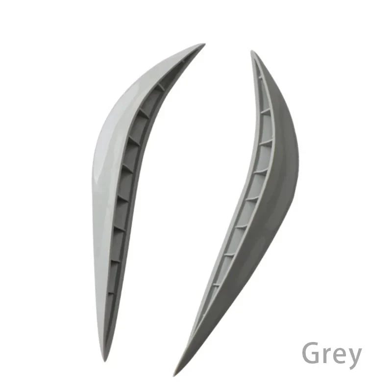 31cm Arc-shaped Universal Rubber Car Bumper Corner Protector Stickers Guards Buffer Trim Molding Anti-Scratch Protection Strip