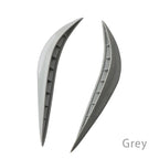 31cm Arc-shaped Universal Rubber Car Bumper Corner Protector Stickers Guards Buffer Trim Molding Anti-Scratch Protection Strip