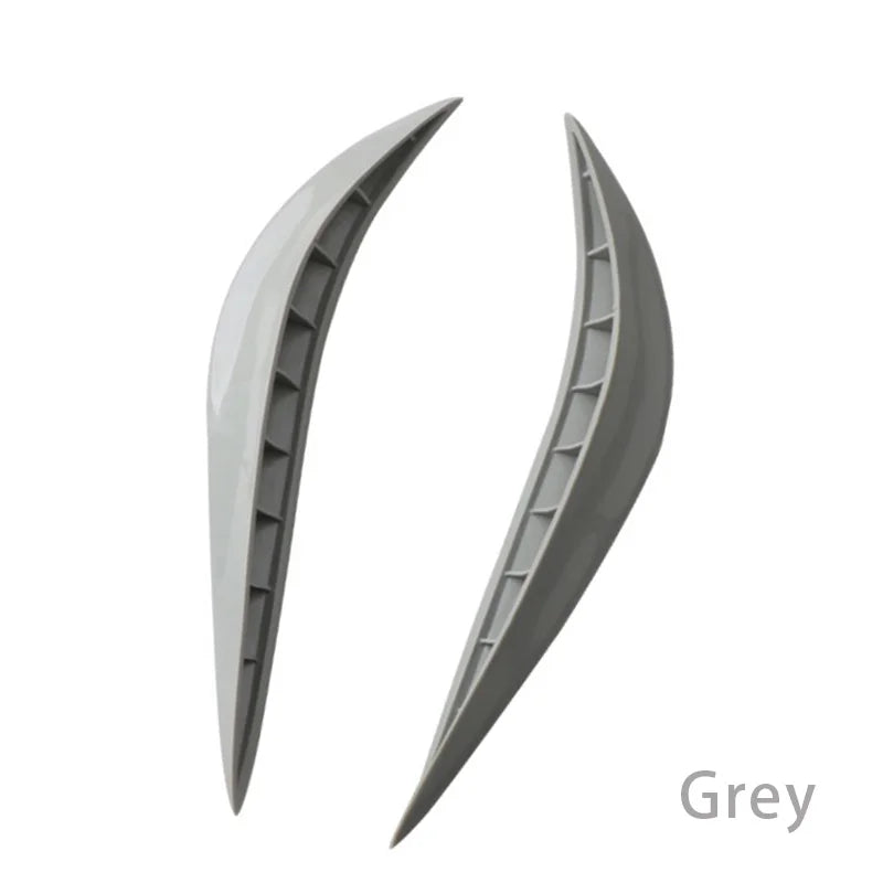 31cm Arc-shaped Universal Rubber Car Bumper Corner Protector Stickers Guards Buffer Trim Molding Anti-Scratch Protection Strip