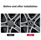 75mm Car Wheel Center Hub Caps Cover for Mercedes Benz GLS GLA GLK AMG W176 W204 W205 Wheel Center Caps Key Rings