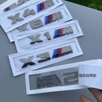 5.5cm for M logo new gray ABS sticker trunk badge for BMW M330i M340i M430i M440i M530i M540i M550i decoration accessories.