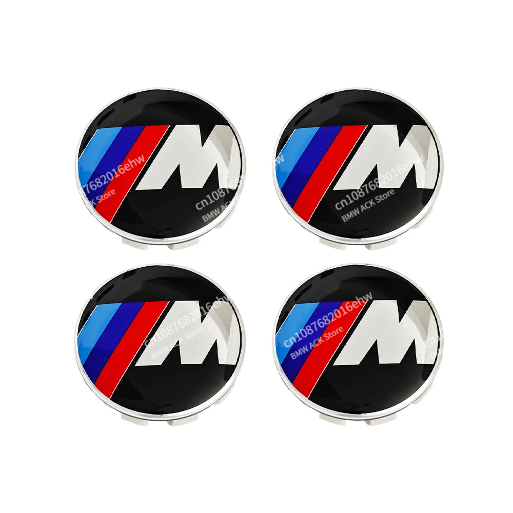 4 Pcs 68mm 56mm Wheel Center Cap for BMW E90 E87 F30 F20 F10 E60 F01 F02 G20 G30 G38 G14 F22 X1 X3 X4 X5 X6 M1 M2 M3 M4 M5 M6 M8