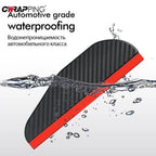 2/4Pcs Carbon Fiber Car Rearview Mirror Rain Shield Eyebrow Flexible Rearview Mirror Rain Shield Protector Eyebrow Rain Cover