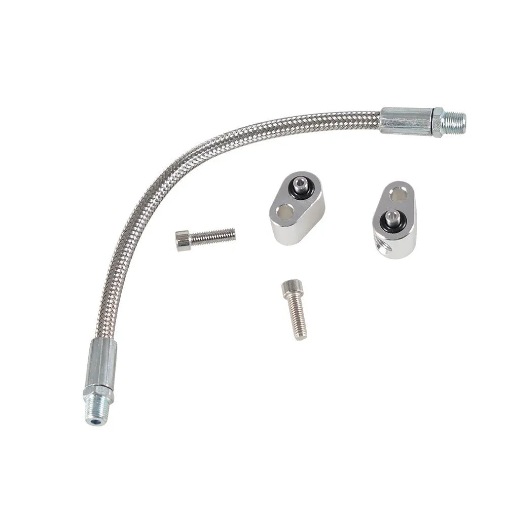 LS Cylinder Head Coolant Throttle Body Bypass Hose Kit Aluminum For GM LS Series Engines LSX LS1 LM7 LR4 LQ4 LS6 L59 LQ9 LM4