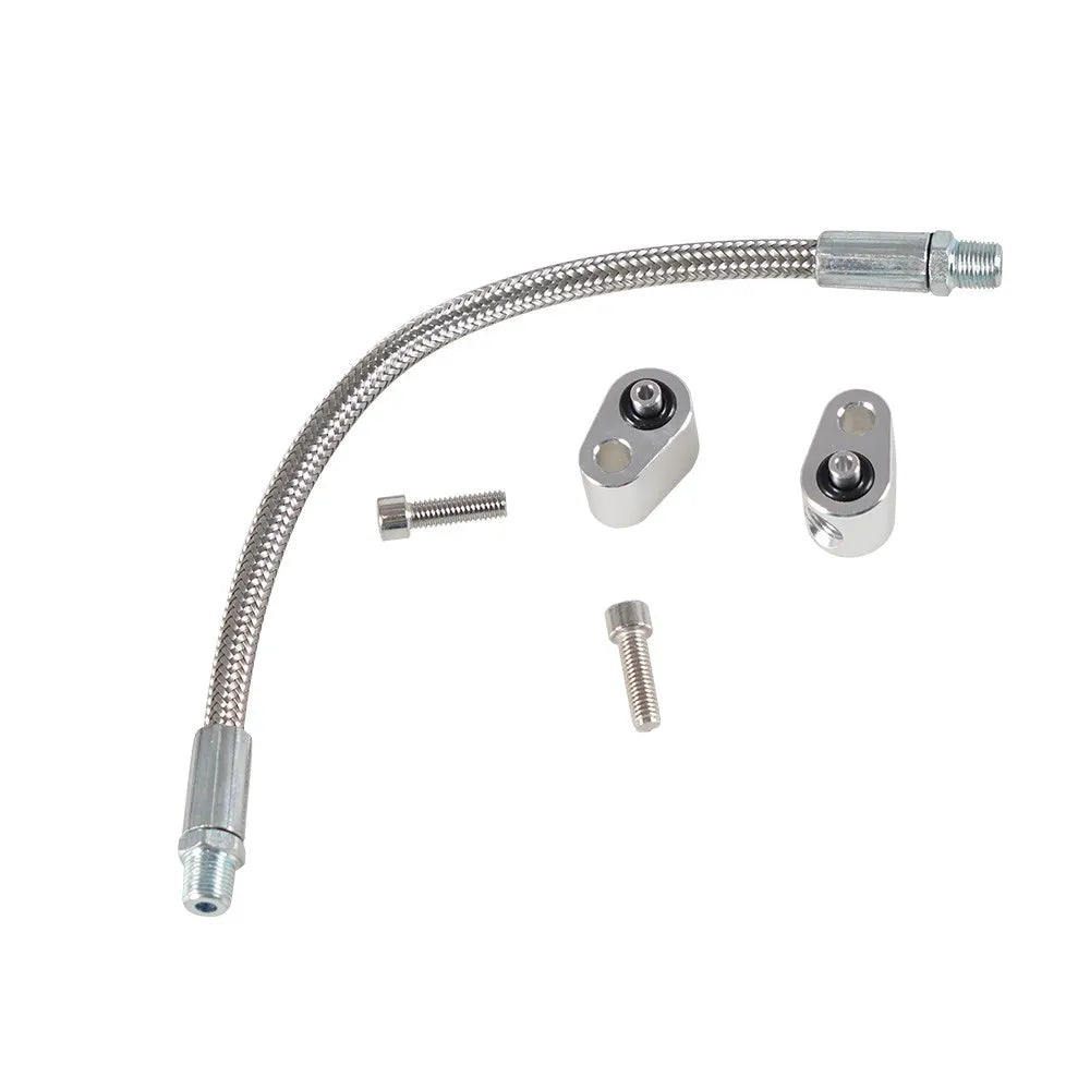 LS Cylinder Head Coolant Throttle Body Bypass Hose Kit Aluminum For GM LS Series Engines LSX LS1 LM7 LR4 LQ4 LS6 L59 LQ9 LM4